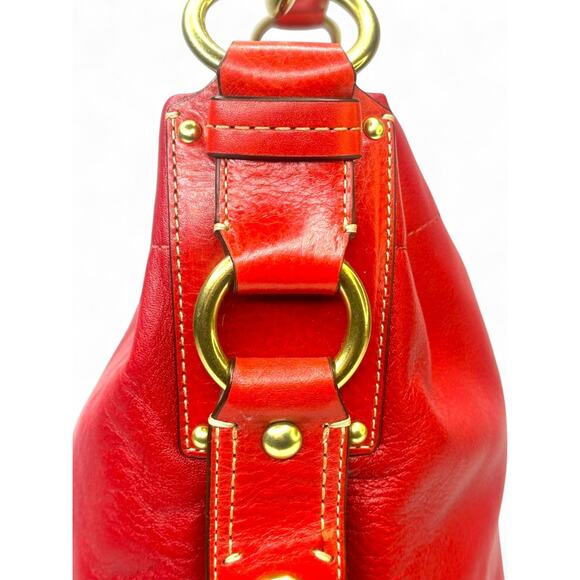 Coach Vintage Y2K Red leather Zoe Hobo Bag - Picture 6 of 12